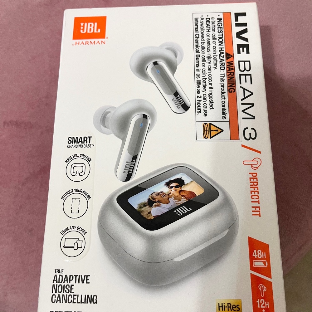 New JBL Live Beam 3 Wireless Earbuds